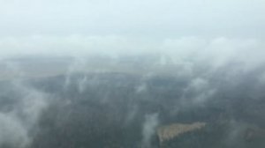 Серый и дождливый московский пейзаж