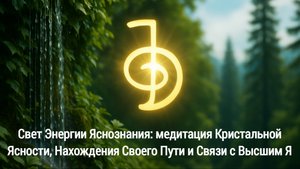 Свет Энергии Яснознания: медитация Кристальной Ясности, Нахождения Своего Пути и Связи с Высшим Я