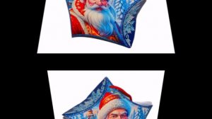 Сладкий новогодний подарок весом 350 грамм в картонной упаковке