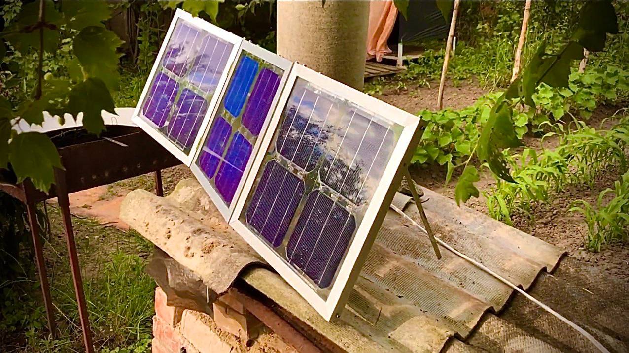 [Natalex] Мощная 5 вольтная солнечная панель. Тест №4, Спонтанный тест солнечной батареи... смотреть онлайн