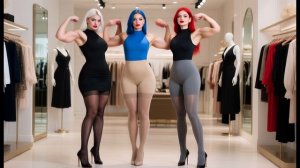 Три сестры силы: AI-модели в модном магазине.