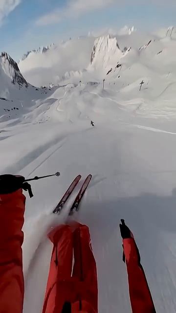 the craziest descent from the mountain
