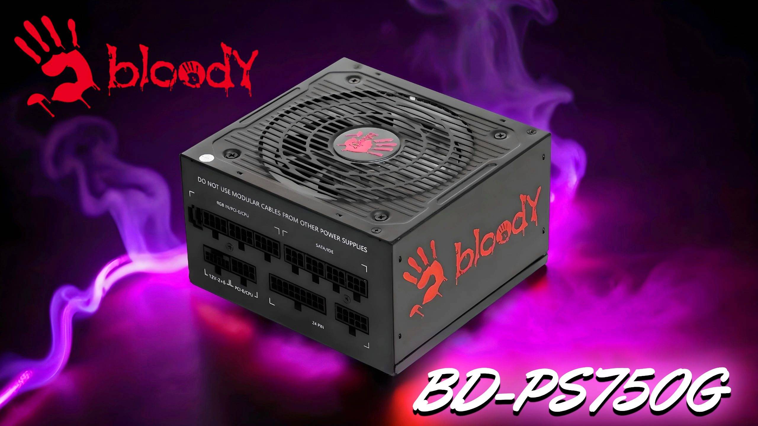 Обзор: Блок питания BLOODY BD-PS750G 750W, 80 Plus Gold смотреть онлайн