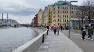 4K.Moscow Walk. Muzeon Park of Arts.