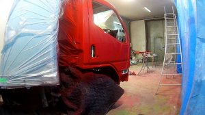 Mitsubishi Canter. Заключительная серия по ремонту кабины
