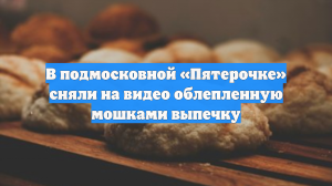 В подмосковной «Пятерочке» сняли на видео облепленную мошками выпечку