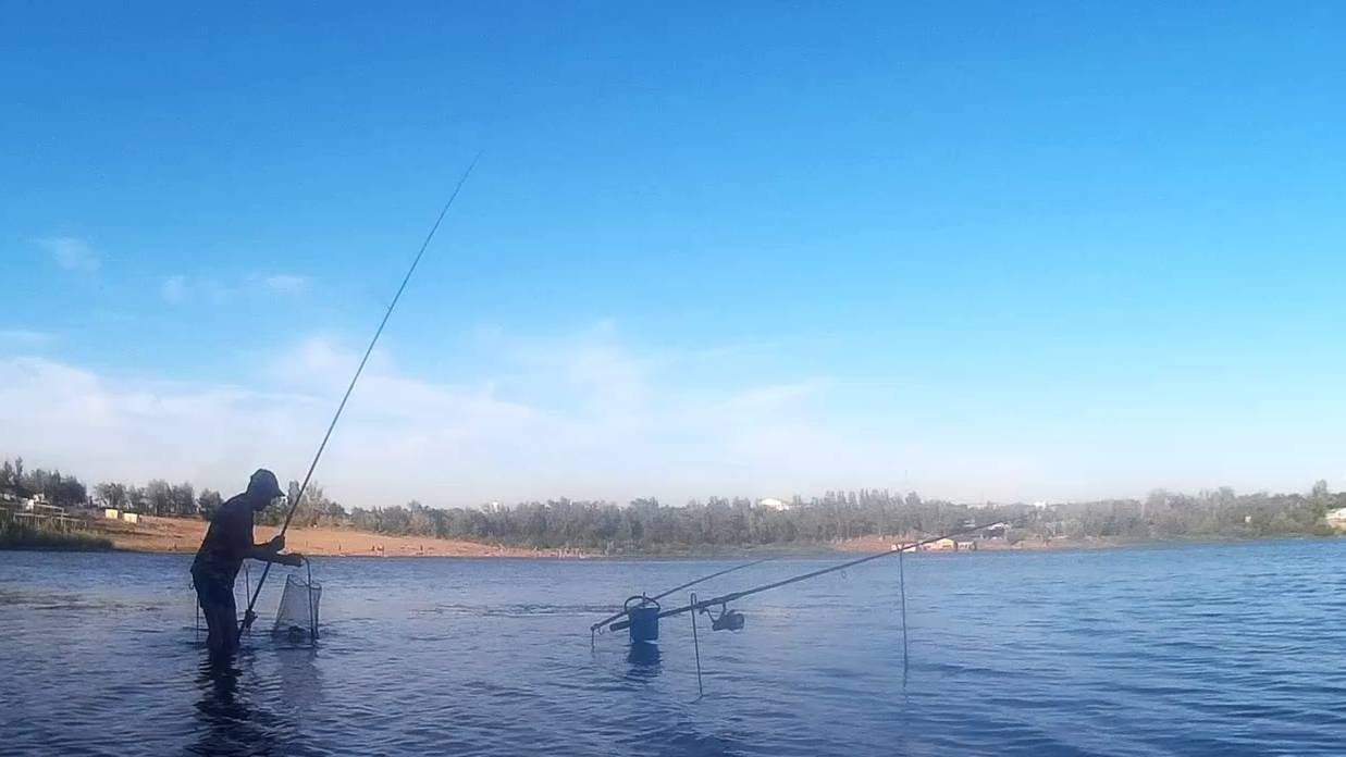 Лещ караси и густера на донную снасть на Ахтубе рыбалка удалась.