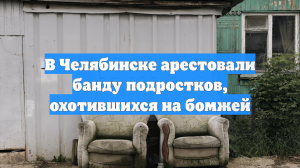 В Челябинске арестовали банду подростков, охотившихся на бомжей