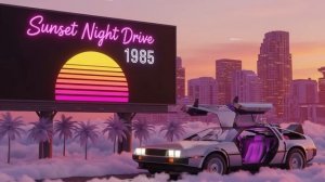 Synthwave Silence Between Light and Night