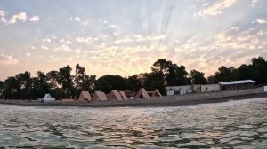 Пляж Агудзеры на рассвете