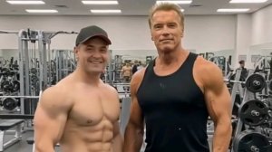 Я и Арнольд.