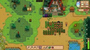 СТРОИМСЯ И РАСШИРЯЕМСЯ🍯🌿Stardew Valley #16. Ферма «Травы и м