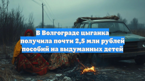 В Волгограде цыганка получила почти 2,5 млн рублей пособий на выдуманных детей