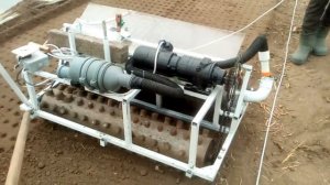 Вакуумная сеялка редиски. После ремонта и покраски.