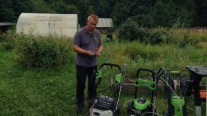 Тест электрических моек высокого давления Greenworks