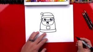 How To Draw Cartoon Santa Claus