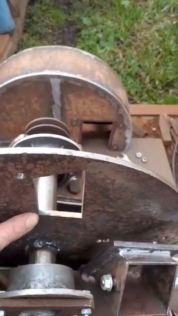 Дробилка для веток к мотоблоку. Полезная самоделка. смотреть онлайн