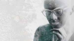 Видео в силуэте человека,эффект "Двойная экспозиция" с помощью маски Матте