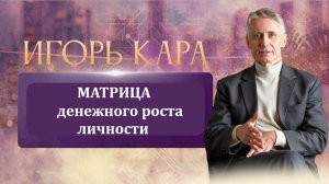 Матрица денежного роста личности - Игорь Кара