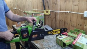 АККУМУЛЯТОРНАЯ ЦЕПНАЯ ПИЛА PROCRAFT PCA 40/2. Обзор и ЧЕСТНЫЙ