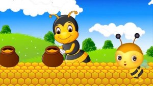 Пчелка жу жу жу. Мультик для малышей