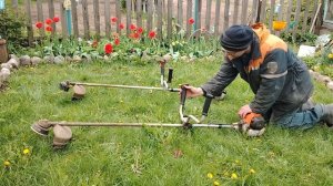 Запуск STIHL FS 130  и Holzfforma FF250  посли зимы. кто удивит ориги