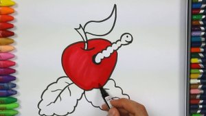 Как рисовать яблоко - Как рисовать и цвет