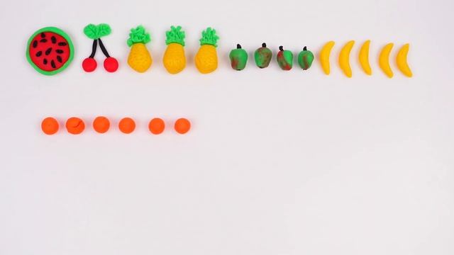 Учимся считать до 10. Учим ягоды, фрукты и овощи. смотреть онлайн