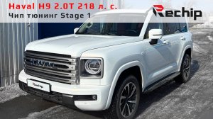 Чип тюнинг Haval H9 2.0 Турбо 218 л. с. Речип, Rechip