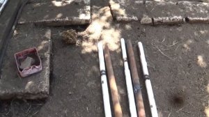 Арка для винограда из того, что было под рукой.