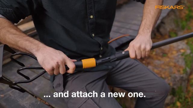 Насадки Fiskars QuikFit для сада
