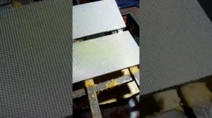 Изготовление вощины на алюминиевой матрице.