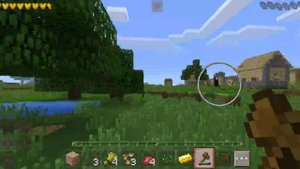 Я подготавливаюсь в minecraft от нападение свинозомби