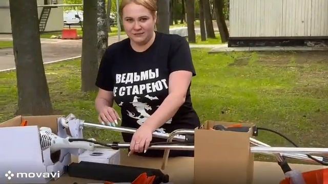 STIHL FS 55 Обзор самой популярной бензиновой мотокосы от ? смотреть онлайн