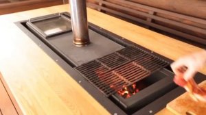 Готовим стейки на столе-барбекю Джентельмены.