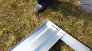 Сборка оцинкованных грядок | видеоинструкция теплицы