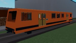 Robloxian Automatic Subway 1 - New train on MÄÄTTÄ Line