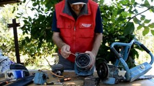 Регулировка муфты сцепления на бензопилу Урал 2т Элек?