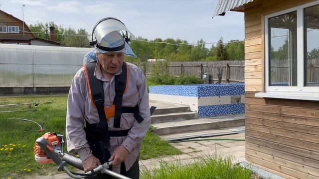 Тестируем и сравниваем Безнокосу ZimAni 143R-II, Бензокоса Zi
