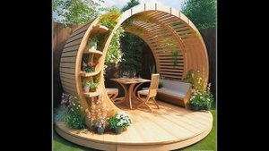 🏡 Необычные и красивые идеи для дачи. БЕСЕДКИ, ПЕРГОЛ?
