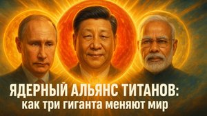 ☢️ Ядерный альянс титанов: Как Россия, Китай и Индия меняют расклад сил в мире