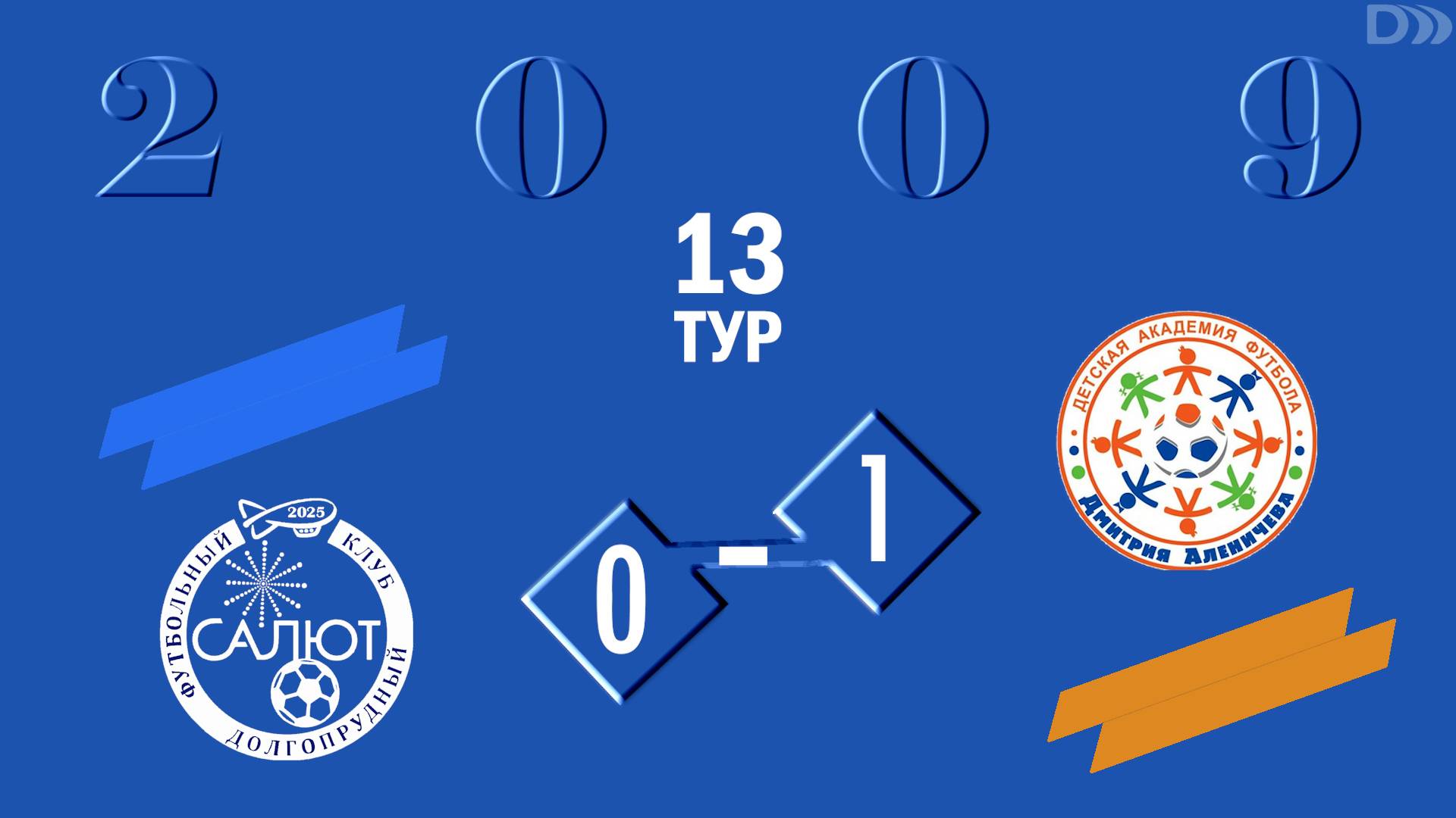 ФСК Салют 2009   0-1   Ак. Аленичева 2009