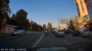 ⚠️Очередной питбайкер-самоубийца в Макеевке
