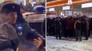 Столкновение на рынке Садовод Задержание мигранта ил?