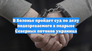 В Болонье пройдет суд по делу подозреваемого в подрыве Северных потоков украинца