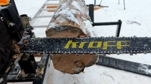 Шинная пилорама для бензопилы с Авито. Обзор и Испытан