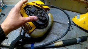 Замена сцепления на тримере чемпион