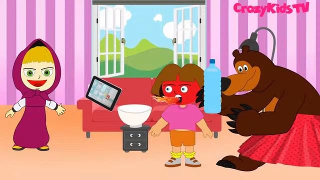 НА МАШУ И ДАШУ НАПАЛИ ПЧЕЛЫ И ПОКУСАЛИ ИХ! МАША И МЕДВЕ? смотреть онлайн