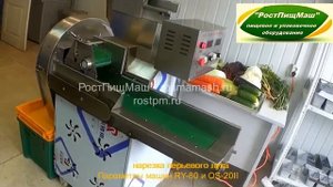 Шинковка зеленого лука RY-80 от РостПищМаш