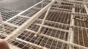 Рассадный стол из сетки ч.2. Правильная натяжка сетки